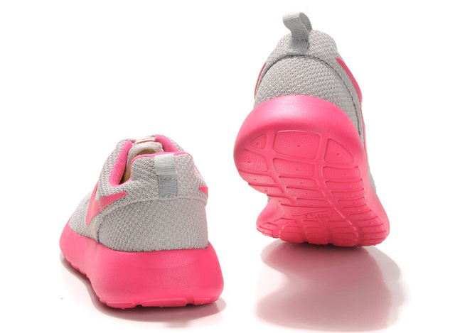 femmes nike Roshe running chaussures gris rose (2)